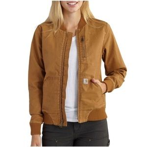 WOMEN'S RUGGED FLEX® RELAXED FIT CANVAS JACKET